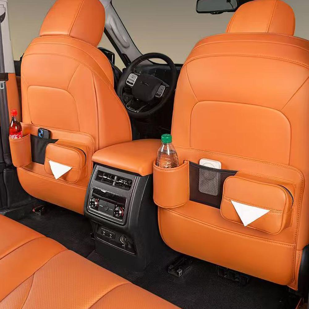 Fit For Haval H9 II 2026 2026 2nd Gen Seat Anti Kick Pads Second Row Backrest Storage Pads Interior Leather Protection Pads
