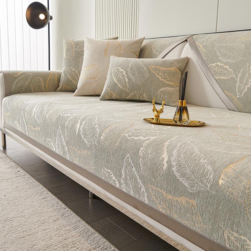 

High-End New Sofa Cushion, Light Luxury, High-End Sense, Universal Non-Slip In All Seasons, Special Cover For Straight Row Leather, Cover Cloth 70*70cm