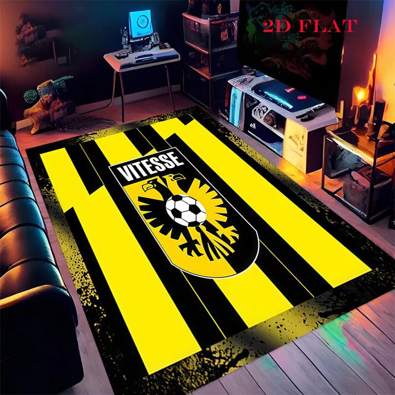 SBV Vitesse Dywanik do salonu, sypialni, domu, dekoracja sofy, antypoślizgowa mata podłogowa dla dzieci do zabawy