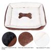 Bone Coffee Beige Four Seasons Soft Warm Pet Bed Mat Comfortable Pad Cushion Supplies for Cats Dogs