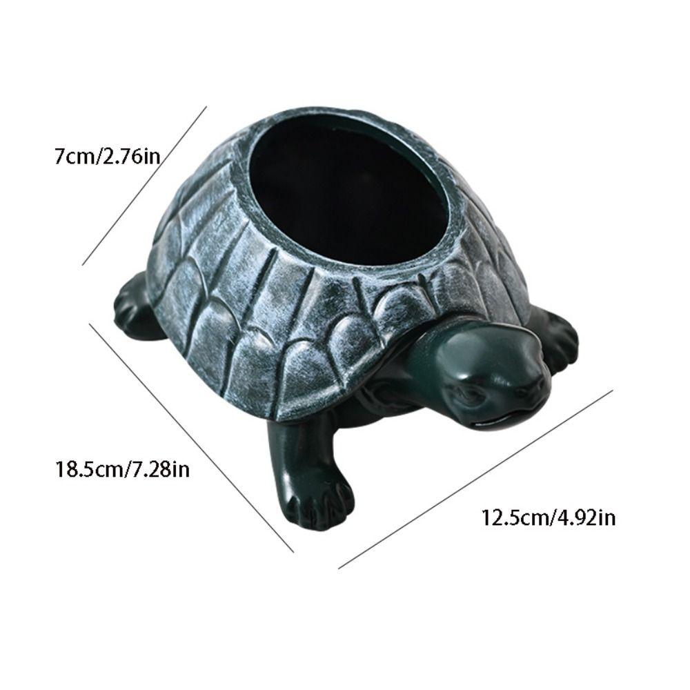 Handicraft Turtle Flowerpot Creative Hydroponic Flower Holder  Aromatherapy Bottle