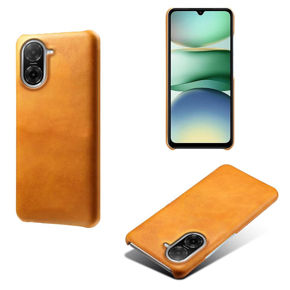 For Xiaomi Redmi A5 4G (171.7mm) Case Calf Texture PU Leather Hard PC Protective Phone Cover