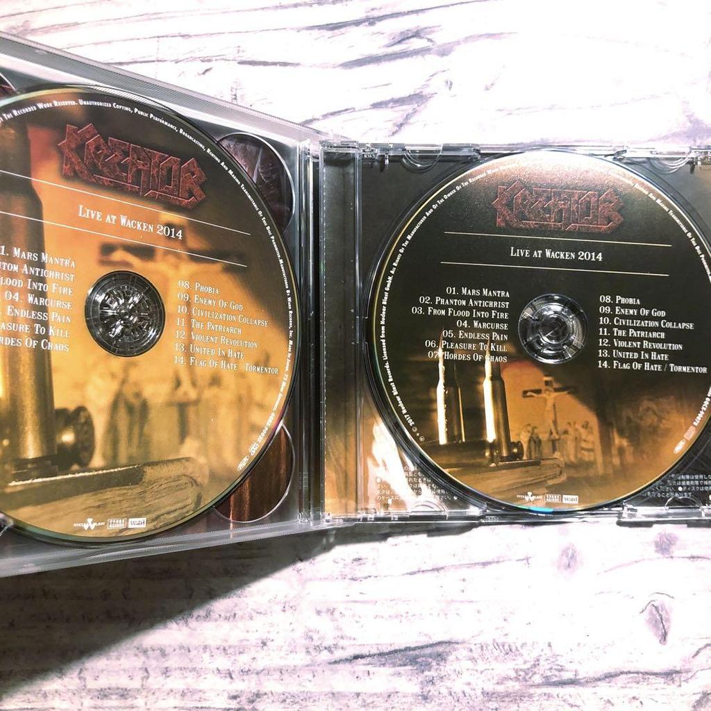 [USED] KREATOR GODS OF VIOLENCE CD with DVD Live CD