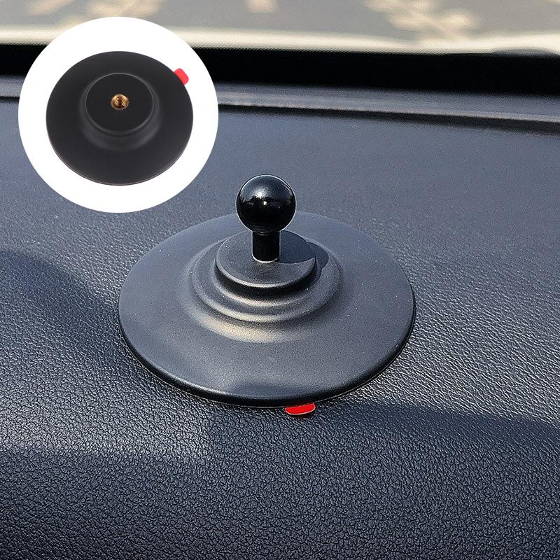 1Pc Rubber Camera Mount Bracket Strong Adhesive Base For 1/4Inch Screw Connection For Cameras Action Camera Car Holder D66/D90mm