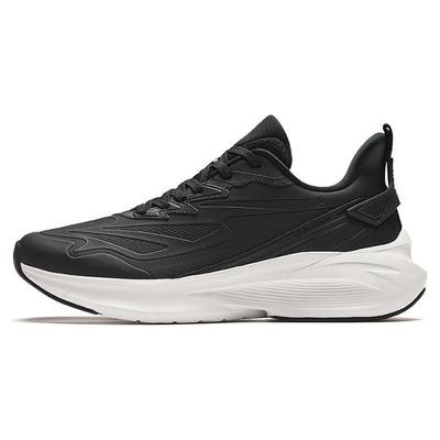 Cloud Trail Punta Redonda Cordones Versátil Cómodo Absorción de Impactos Resistente al Desgaste Zapatillas Bajas para Correr Zapatillas Deportivas para Hombre Negro Blanco 112415522-11