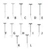 Model Railway Light Table Scene Supplies Mini Train Lamppost Material Accessories Voltages 3V Metal LED Lamps Decorations