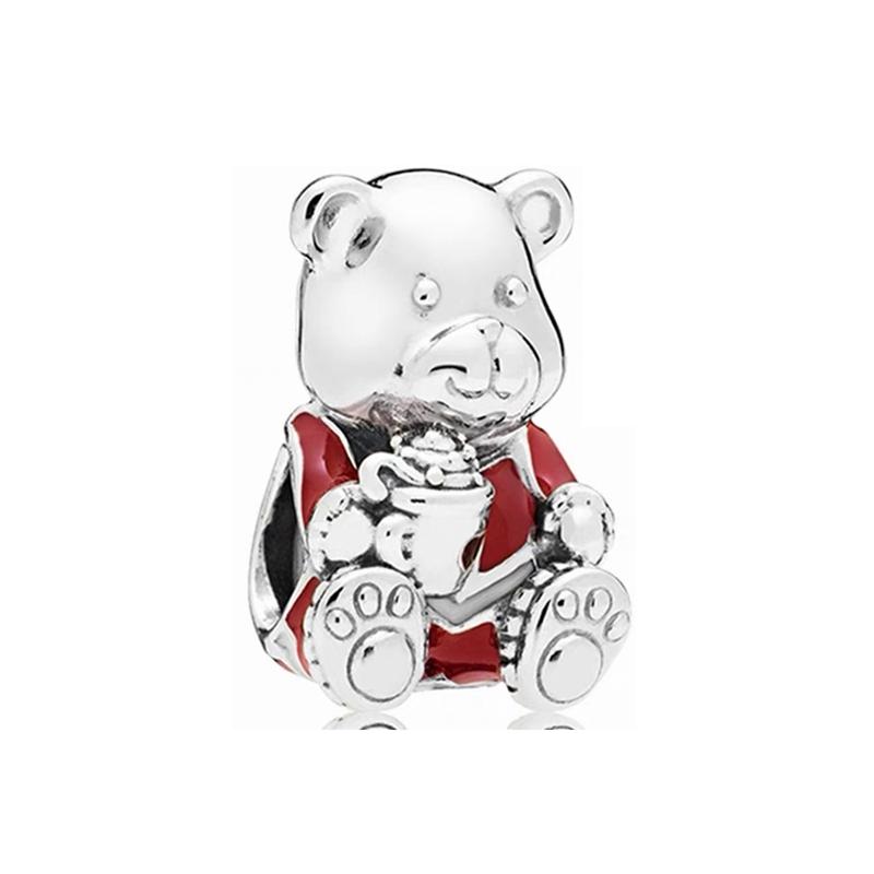 Snowman Sled Santa Claus Christmas Collection Charm Bead Pendant Fit Original European Jewelry Diy Making Unique Gift