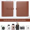 256 Pockets PU Leather Mini Album Solid Color Photo Album Fit for Fujifilm Instax Mini Film for 3 Inch Film& Small Pictures