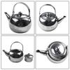 Sturdy Stainless Steel Kettle Perfect for Camping and Hiking Trips