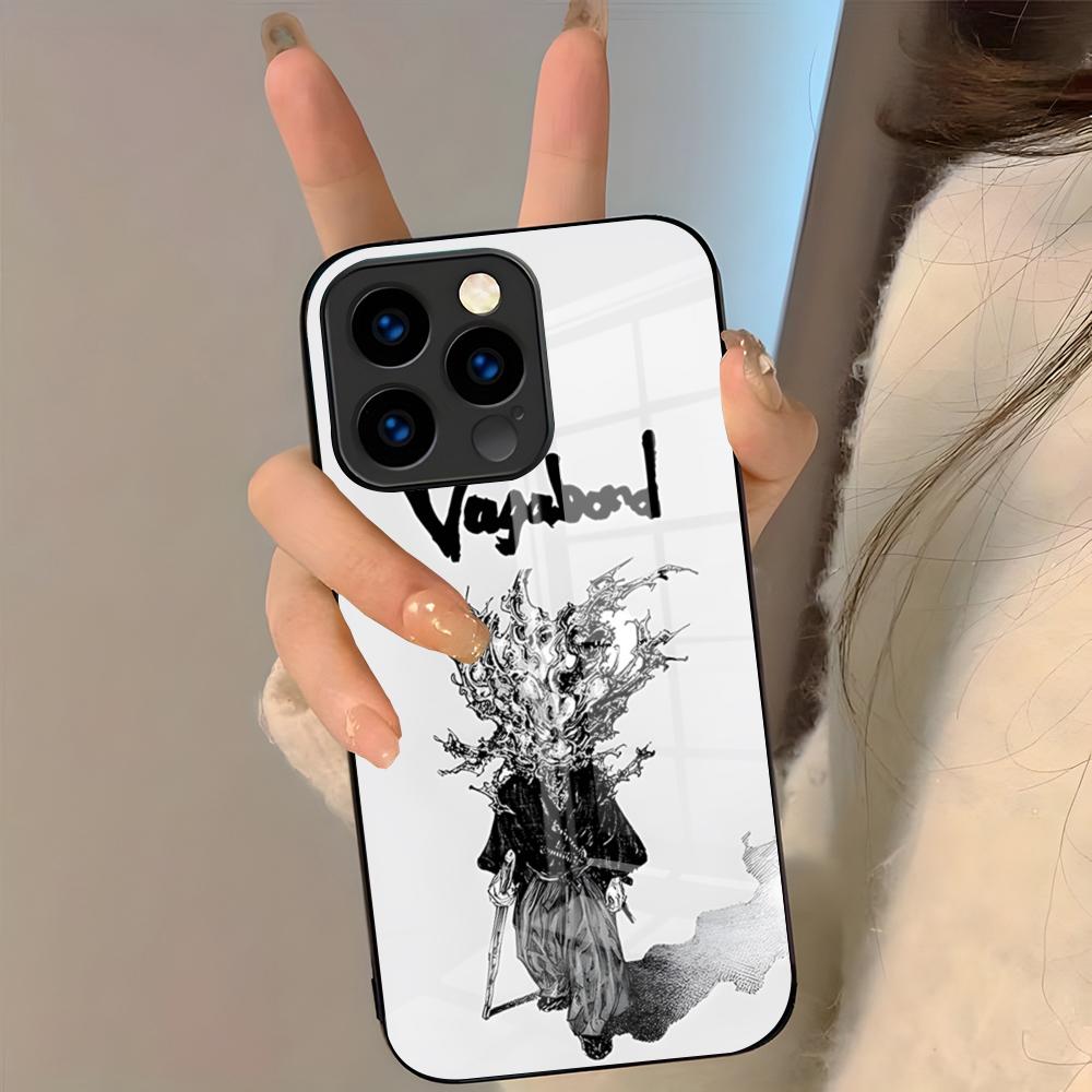 Vagabond Manga Classic Phone Case For IPhone 17 Pro Max 16 15 14 Pro Max 13 11 Plus Glass Cover
