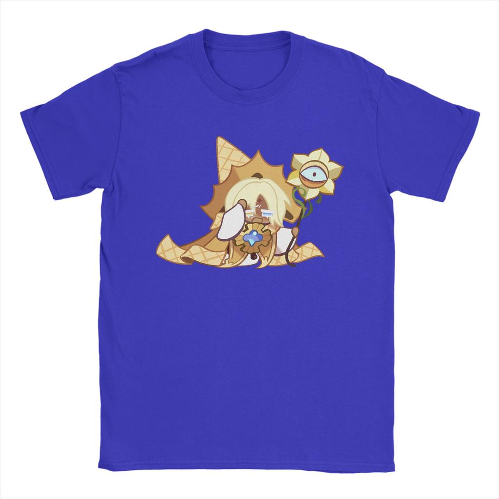 Cookies Run Kingdom Unisex T Shirt Pure Vanilla Cookie Crazy Tees Short Sleeve O Neck TShirt Cotton Party Clothes