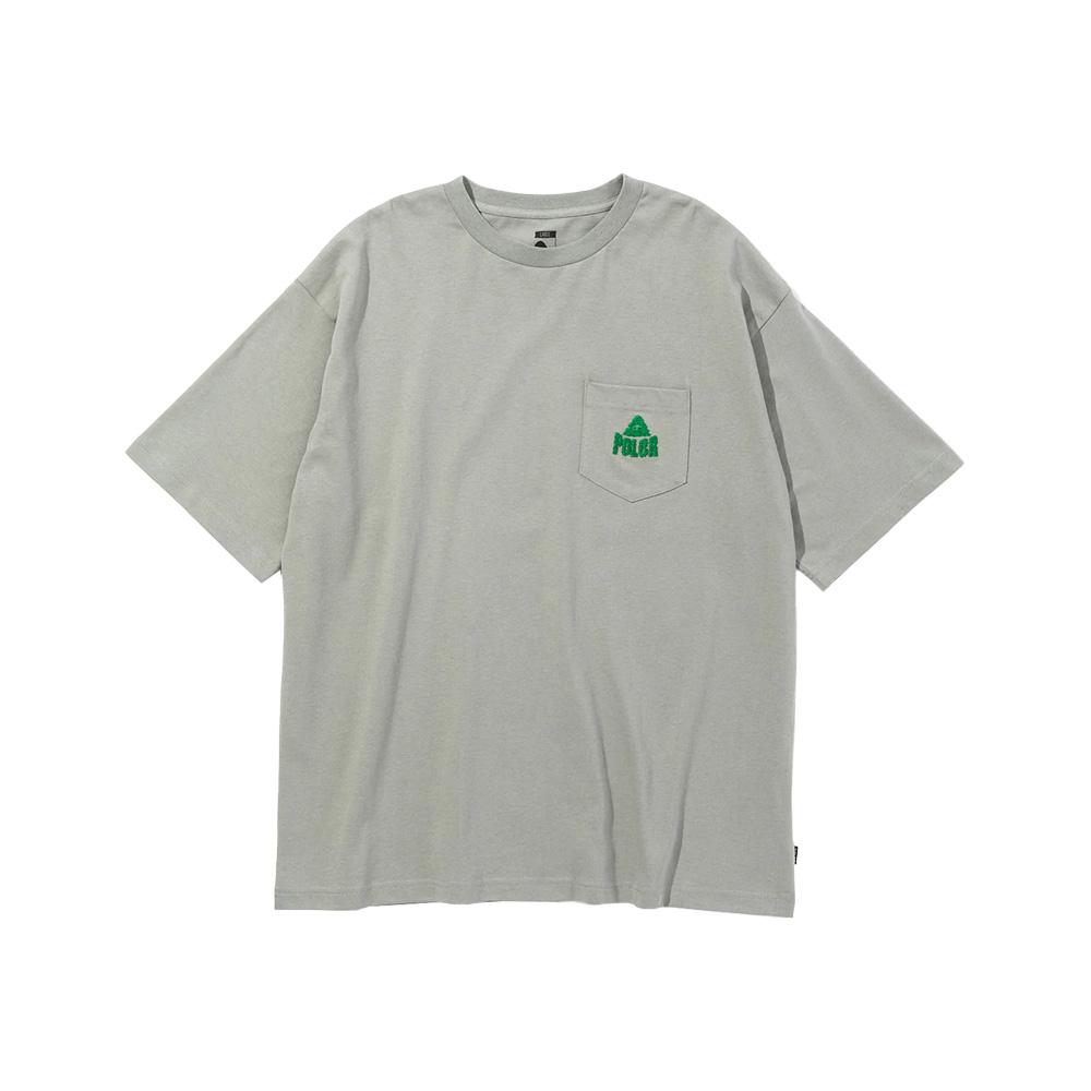 Polar Staff Fuzzy Stuff Relaxed Fit Pocket Tee Gray M
