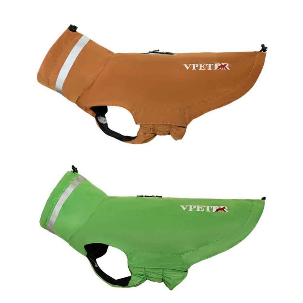 Soft Dog Raincoat Reflective Strape Dog Stormcoat Waterproof Dogs Clothes For Small Medium Dogs