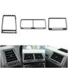 For Dodge Challenger 2008-14 Carbon Fiber Interior Air Vent Set Cover Trim 3 Pcs