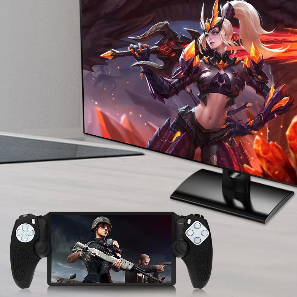 Silicone Protective Case Anti-Slip Consoles Grip Cover Protector Soft Rubber Protector Skin for PS5 Portal/PlayStation Portal