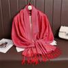 Women Paisley Scarf Cashmere Feeling Pashmina Shawls Tassel Hijab Head Wraps Femme Winter Scarves Foulard Bufanda