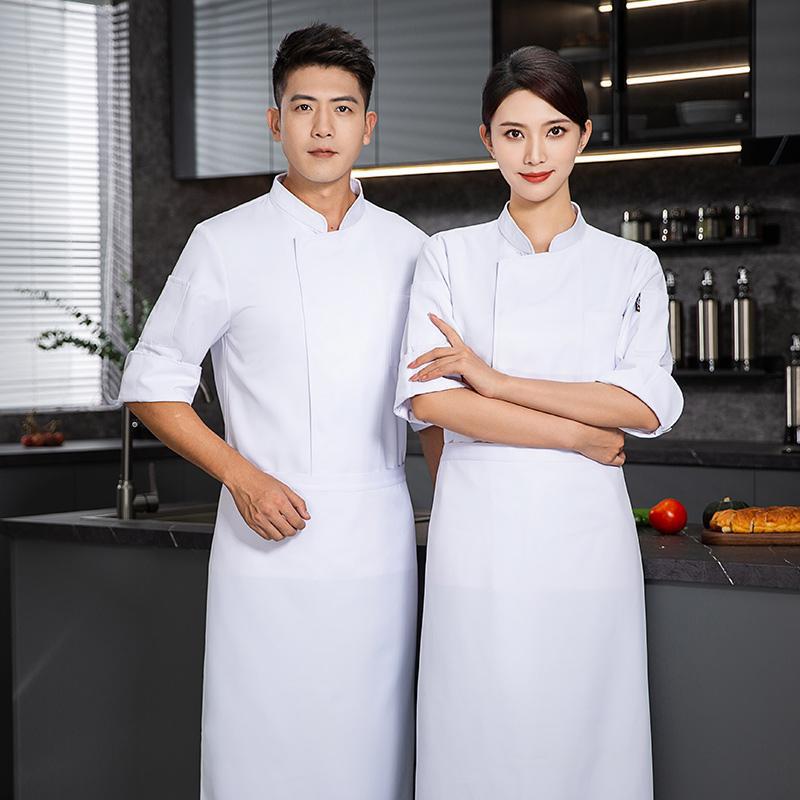 Autumn Short-Sleeve Chef Uniform for Hotel Catering and Kitchen Staff