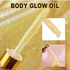SAM SUGAR Olio Scintillante per il Corpo Illuminante Liquido Illuminante Viso e Corpo Glow da Spiaggia Glitter Fini Luminizzante Idratante Trucco per Donne