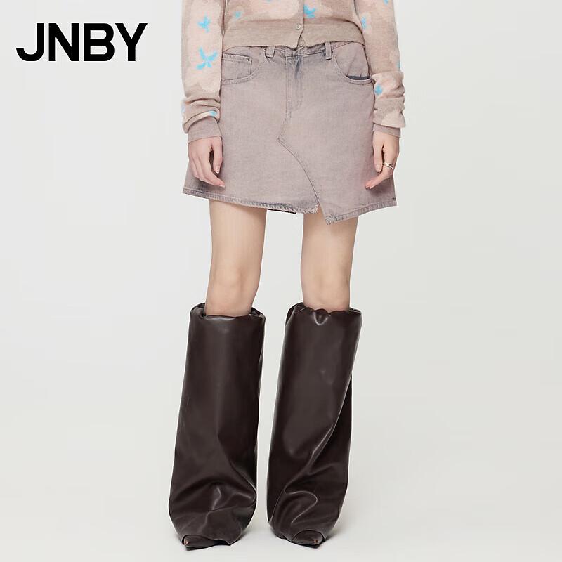 

JNBY Женская короткая хлопковая юбка с потертостями S