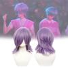 Kpop Demon Hunters Cosplay Wig With Short Straight Hair And Asymmetric Bangs For Anime Fans