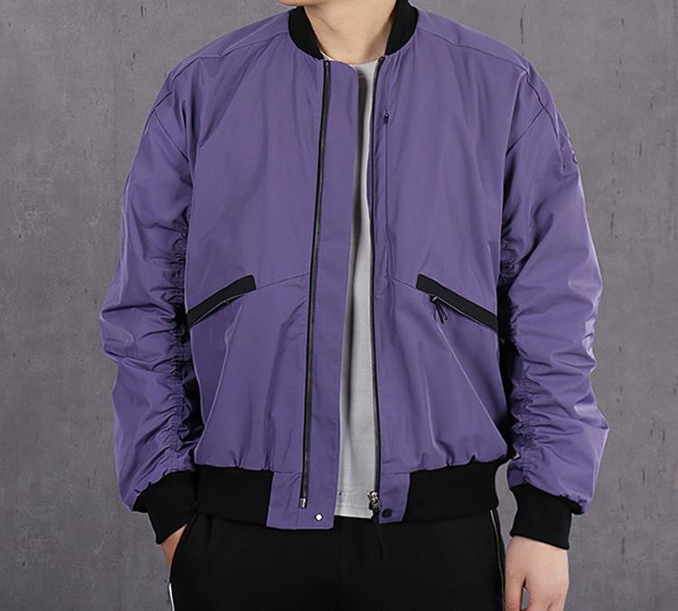 adidas Jackets Men's Tech Purple/Black Stand Collar Moderate Other FM9384