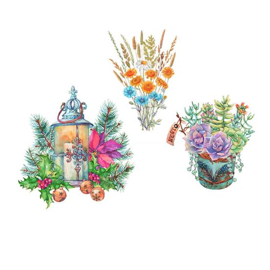 Flower Toilet Seat Lid Sticker Self-Adhesive Toilet Lid Art Decals Removable Peel And Stick Wall Sticker for Bathroom Bathtub Wall Decor