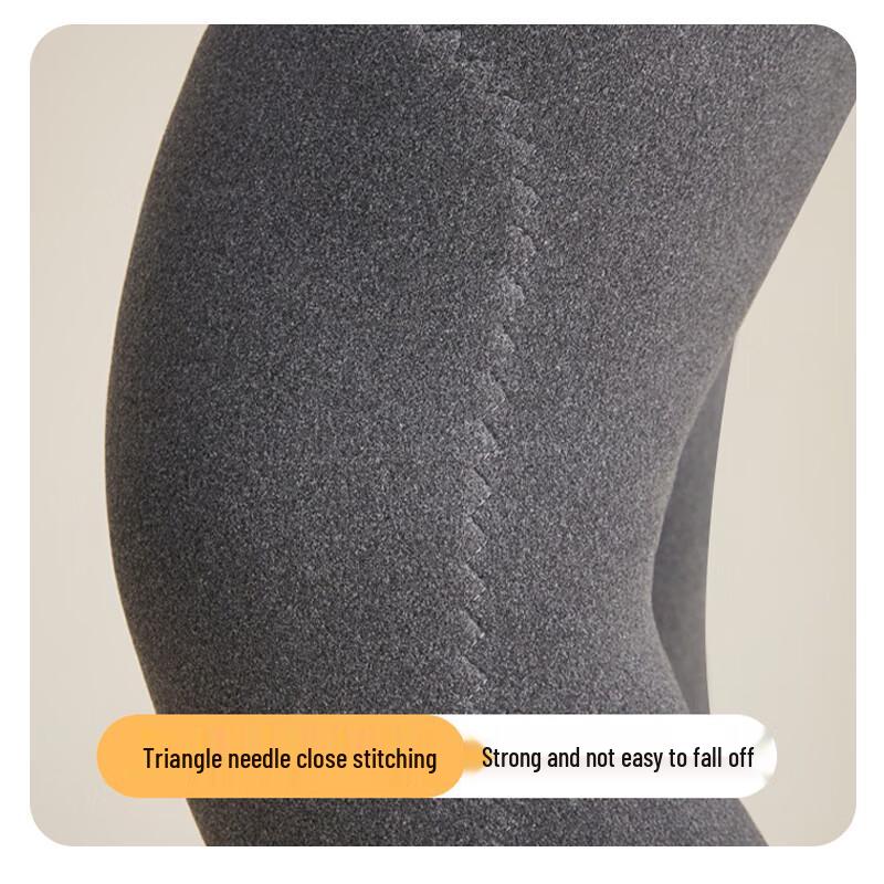 Men's Lightweight 100% Cotton Antibacterial Thermal Pants with Knee Protection