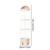 Transparent Plush Toy Storage Tube Large Capacity Doll Organizer Box Moisture-Proof Stuffed Animal Container for Kids Toy