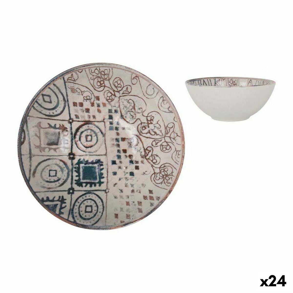 

Bol La Mediterránea Grecia Porcelaine Bleu Marron Ø 16 X 7 Cm (24 Unités) TU прозрачный