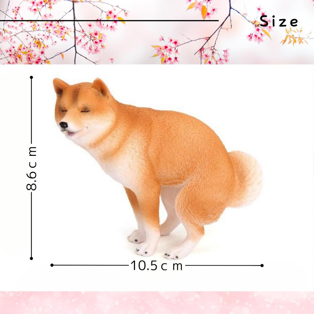 Alles Vertrauen Shiba Inu Shiba Inu Lustig Innen Hund Figur Merchandise, Figur, Kacka, Artikel, Dekor, (Rot, Kacka)