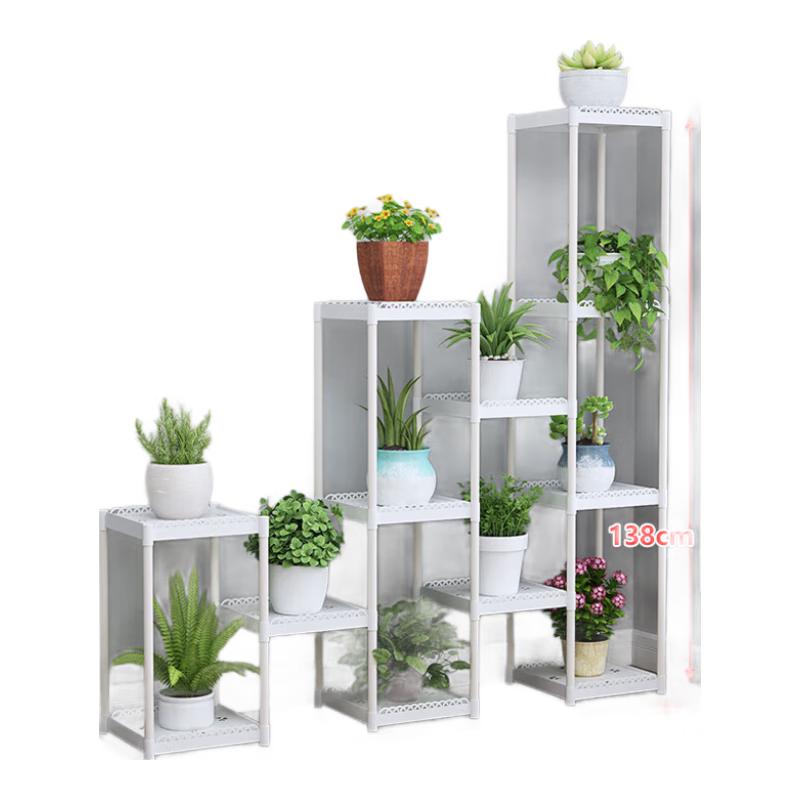 12-Tier Plastic Indoor Plant Stand