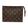 [Pre-Owned] Poche Toilette 19 Classic Monogram Versatile Portable Canvas Toiletry Bag Clutch - Excellent #DHAM4J