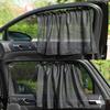 Universal Car Window Sun Shade Curtain Mesh Net Sunshade for Front Rear Seater Auto UV Block Protector Shading Cover Accessories