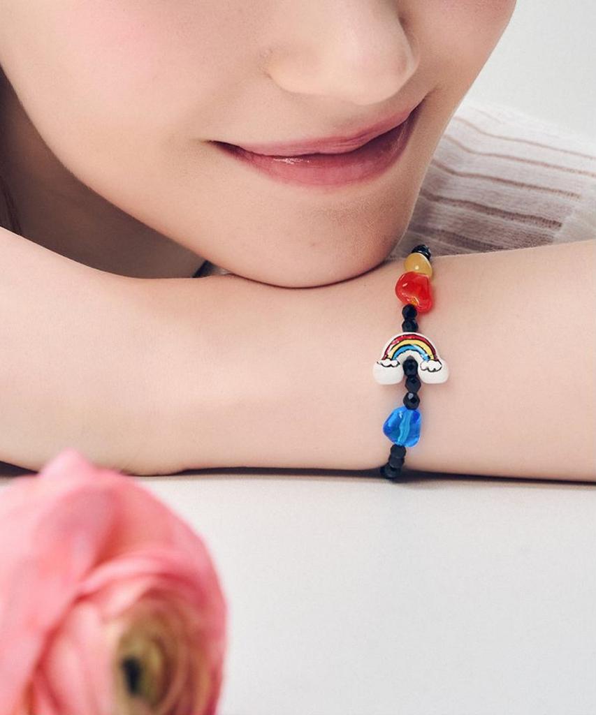 Dana Burton Rainbow Dream Glass Bracelet