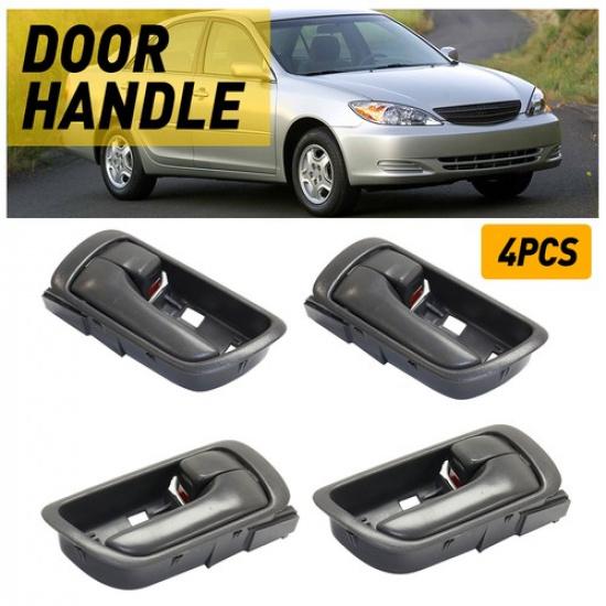 Interior Door Handle For 2002-2006 Toyota Camry Front & Rear LH RH Inner Gray