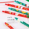 6Pcs Christmas Gel Pens Various Festive Patterns Push-Type Christmas Pens Stationery Supplies Christmas Party Favors