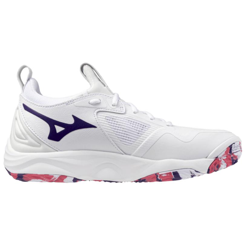Mizuno Women's Wave Momentum 3 'White Violet Indigo' Mizuno V1GC231220