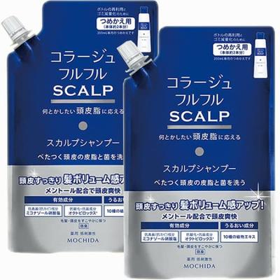 X Collage Full Full Scalp Shampoo Marine Citrus Scent 340mL X 2 [340ml 2] (Refill) (4987767660448-2)