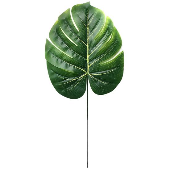 Talos 10Pcs Artificial Monstera Turtle Leaf Plant Background Wall Party Decoration