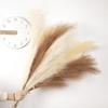 5Pcs Faux Pampas Grass For Floor Vase Artificial Pampas Grass Decor Tall For Vase Fillers, Boho Rustic Farmhouse Home Decor