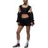 Sport Dri-FIT Soft Comfortable Hollow Fashion Breathable Quick-Dry Short Sleeve Knit Top Women Tops Black HJ0071-010