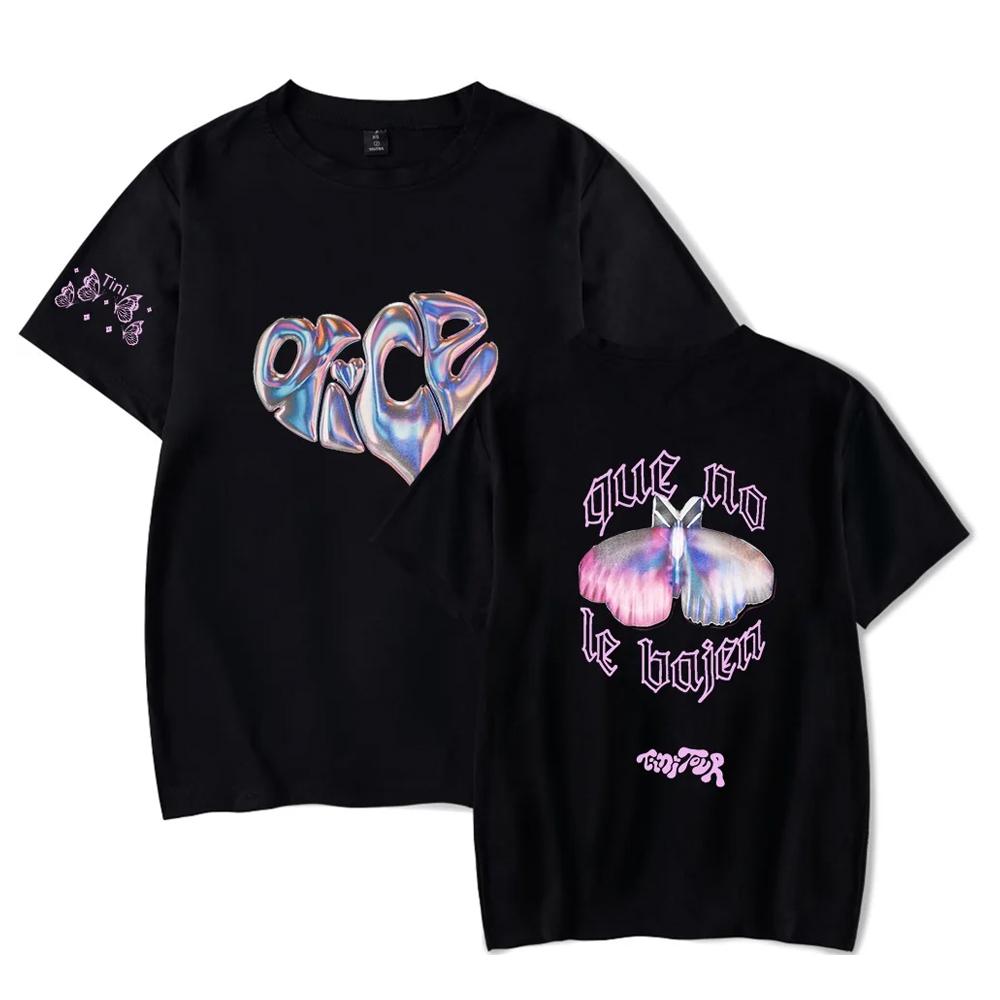 Tini Stoessel Tshirt 2023 Tini Tour Merch Unisex Crewneck Short Sleeve Streetwear Unisex Women Tee Fashion Clothes
