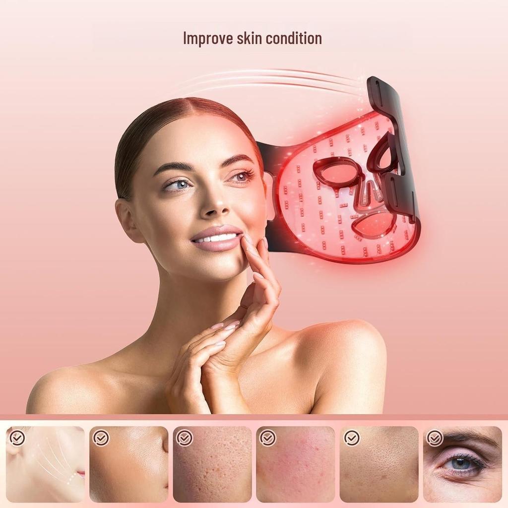 LED Beauty Photon Mask - Red Light Skin Rejuvenation Face Instrument