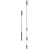 CLEAN SYSTEM Telescopic Steel Mop and Broom Handle 94-158 Cm