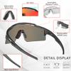 Kapvoe 3lens Sports Sunglasses Fashion Goggles Cycling Glasses MTB Riding Skating Sunglasses UV400 Man Woman Bike Eyewear