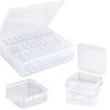 Storage Container With Removable Dividers For Beads Buttons And Sewing Accessories Organization Jewelry Holder