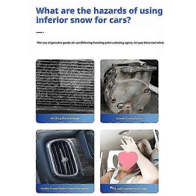 1-3x Car AC Recharge Kit 80G Automotive Refrigerants Compressor Refrigeration Agent Refrigerants for R134a Air Conditioning Multicolor