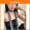 Minimalist Plaid Silk Scarf For Women With Lightweight Design Perfect For Summer Outfits