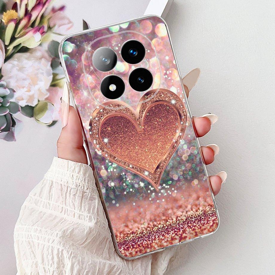 For Xiaomi Redmi Note 14 Pro+ 14Pro Note14 4G 5G Phone Case Back Cover Girly Fashion Flower Butterfly Paintong Soft TPU Fundas