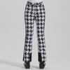 Women's New Style Plaid Ski Pants: Windproof, Waterproof, Elastic, Wear-Resistant, and Warm Double-Board Outdoor Gear.